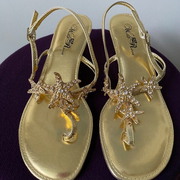 Gold    Wild Rose   Sandals - Picture 7 of 8
